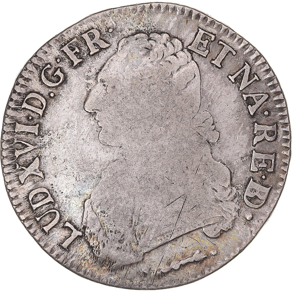 Monnaie, France, Louis XVI, Écu de Béarn aux branches d'olivier, 1779, Pau