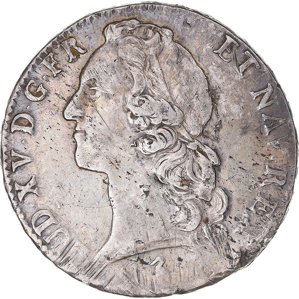 Munten, Frankrijk, Louis XV, Écu au bandeau, 1759, Paris, 2nd semestre, FR+