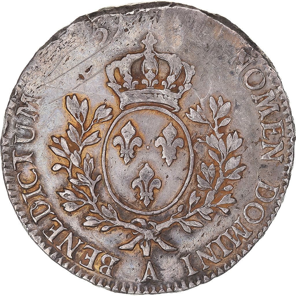 Munten, Frankrijk, Louis XV, Écu au bandeau, 1759, Paris, 2nd semestre, FR+