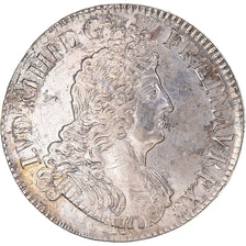Coin, France, Louis XIV, Ecu aux Insignes, 1702, Paris, EF(40-45), Silver