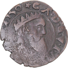 Moneda, Bélgica, Charles Quint, Korte, 1550, Maastricht, BC+, Cobre