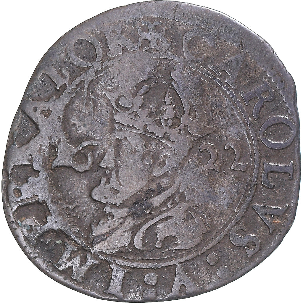 Coin, France, Franche-Comté, Charles Quint, Carolus, 1622, Besançon