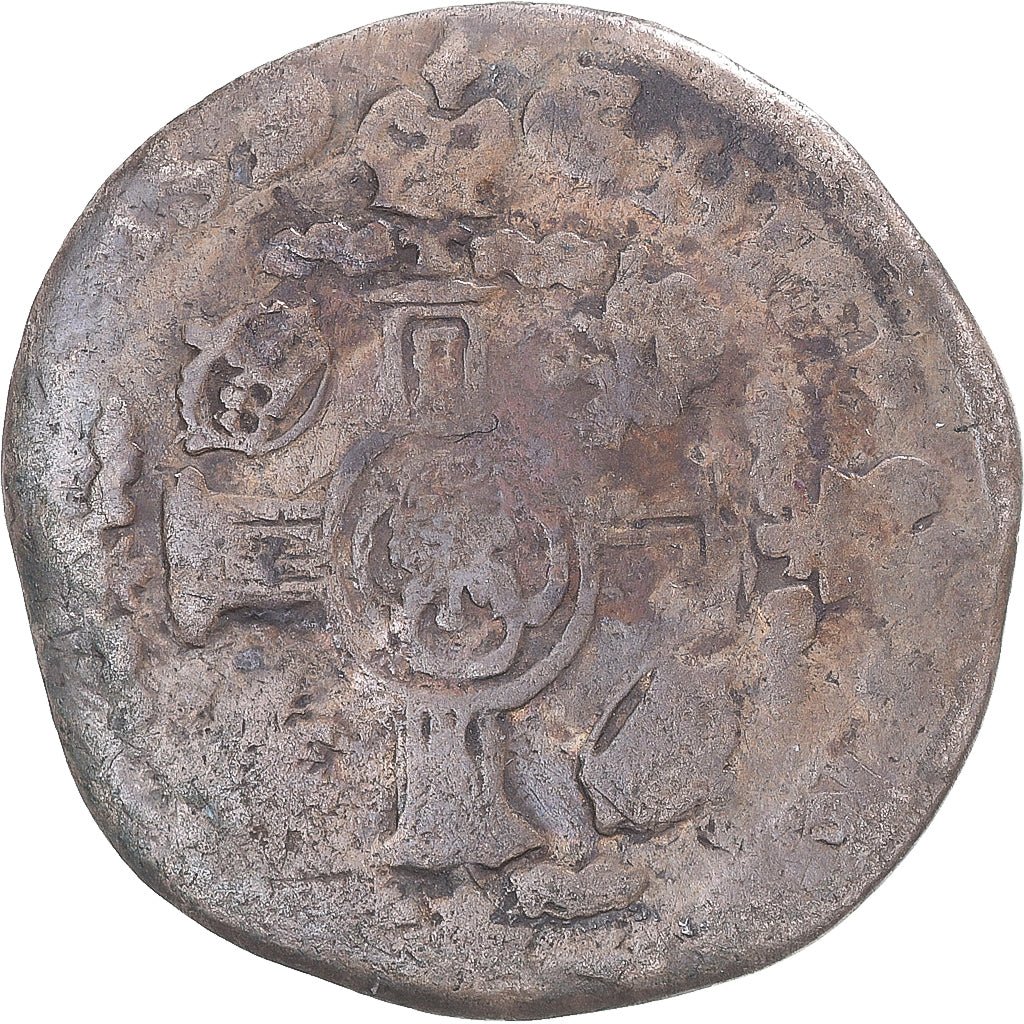 Münze, Spanische Niederlande, Philip II, 2 Stuivers, 1595, Tournai, S, Billon