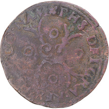 Coin, Spanish Netherlands, Philip II, Double Denier, 1578-1579, Namur