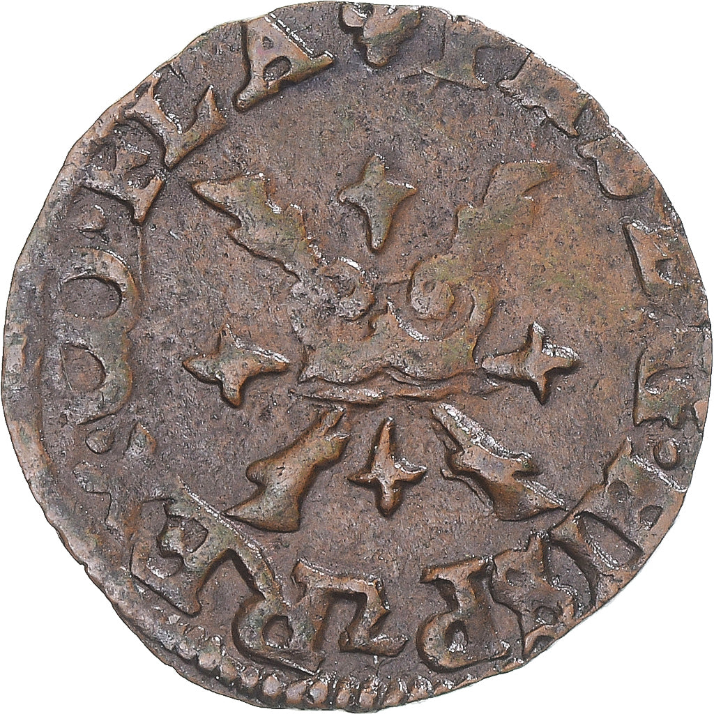 Münze, Spanische Niederlande, Philip II, Duit, 1565-1568, Bruges, SS, Kupfer