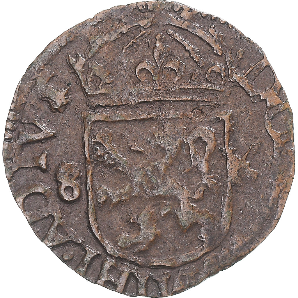 Münze, Spanische Niederlande, Philip II, Duit, 1565-1568, Bruges, SS, Kupfer