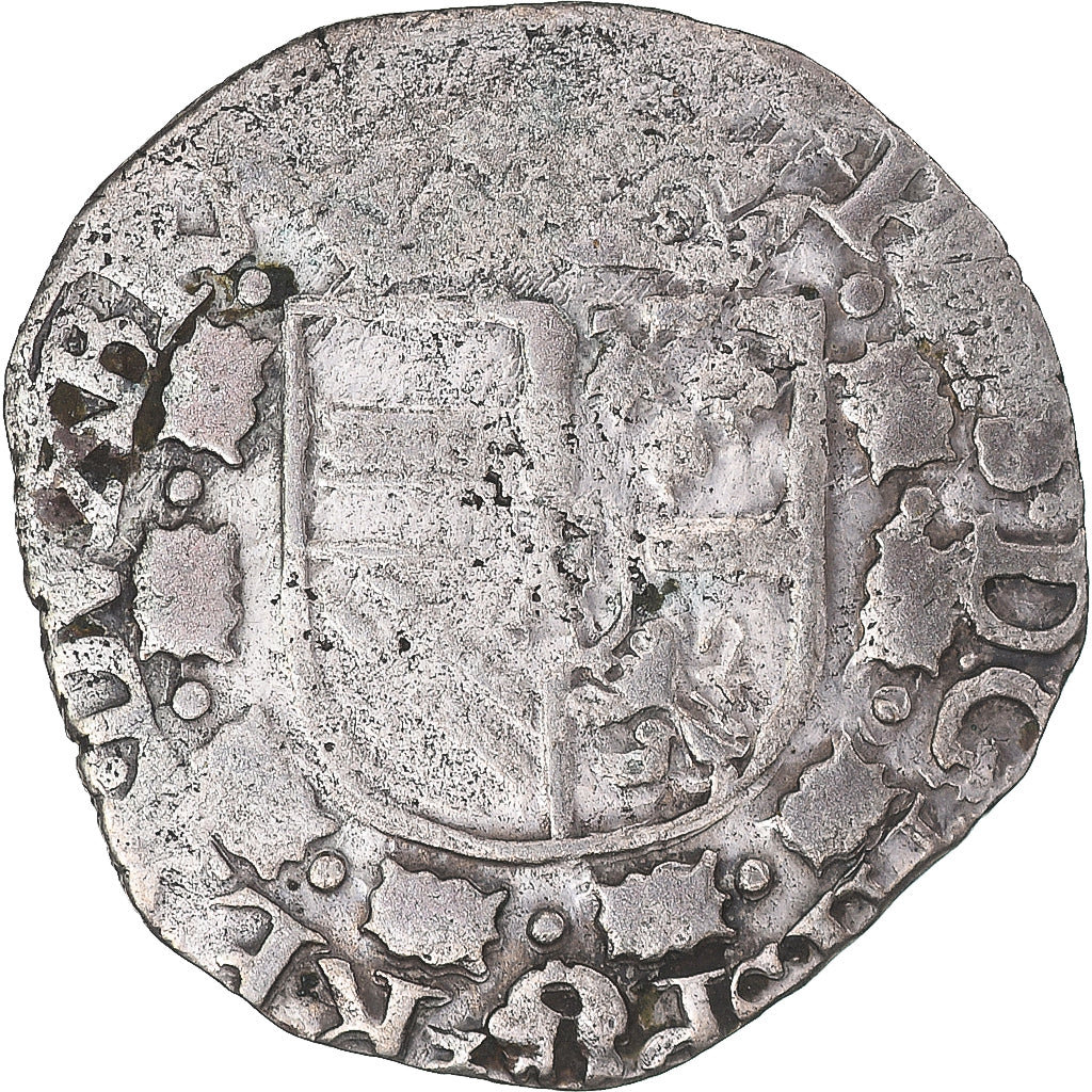 Munten, Lage Spaanse landen, Filip II, 1/20 Ecu Philippe, 1597, Antwerp, FR