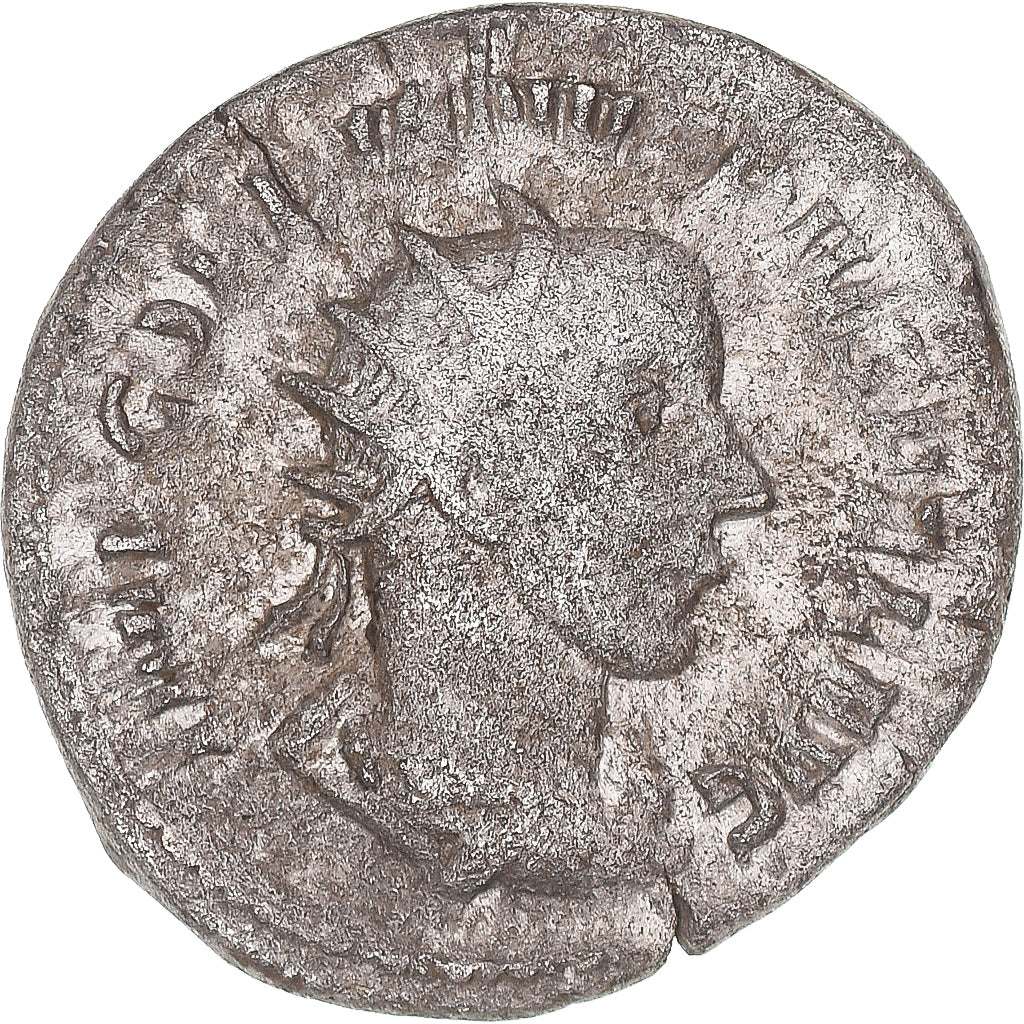 Moneda, Gordian III, Antoninianus, 243-244, Rome, BC+, Vellón, RIC:86