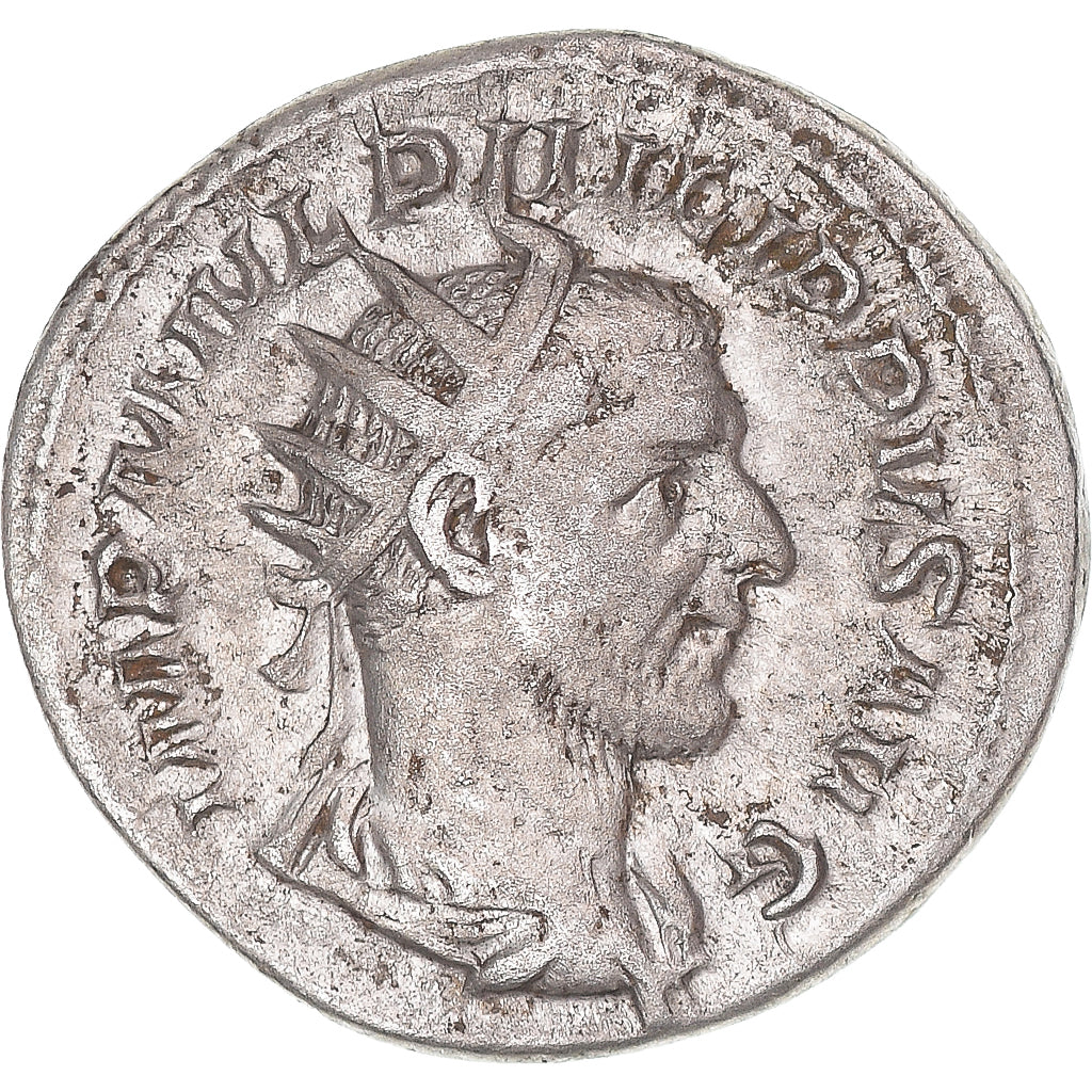 Moneda, Philip I, Antoninianus, 244-247, Rome, BC+, Vellón, RIC:32