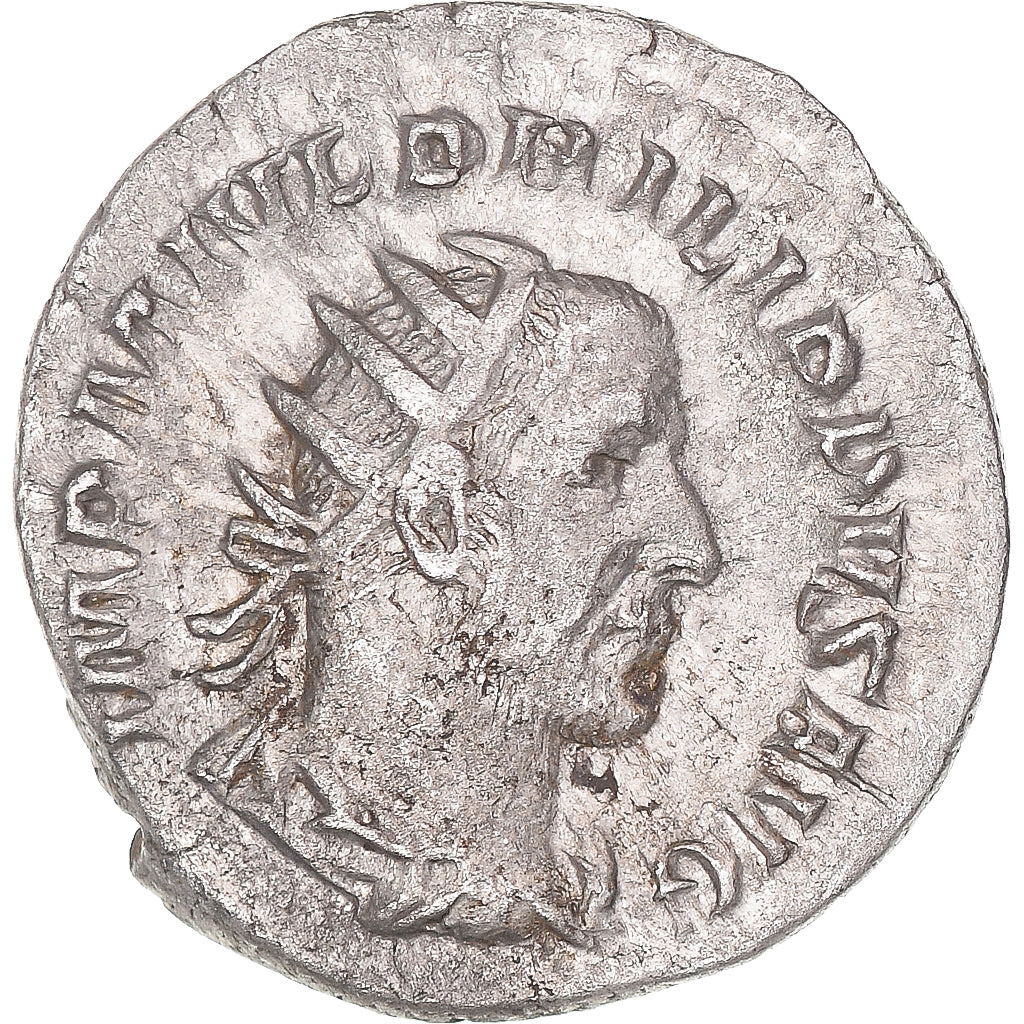 Moneda, Philip I, Antoninianus, 244-249, Antioch, Rare, MBC, Vellón, RIC:81