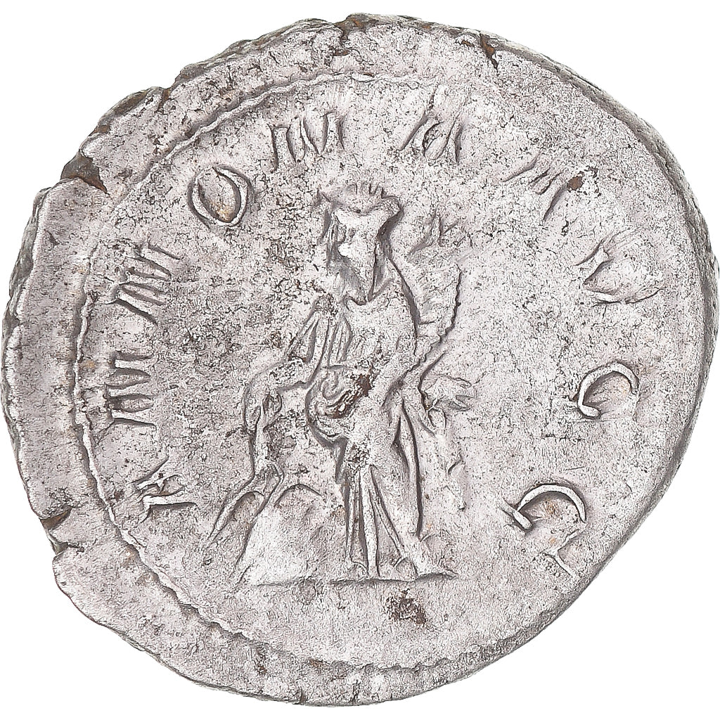 Moneda, Philip I, Antoninianus, 244-247, Rome, BC+, Vellón, RIC:28