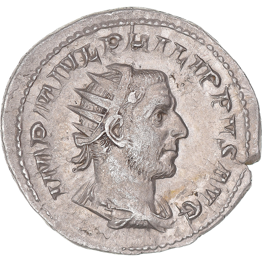 Coin, Philip I, Antoninianus, 244-247, Rome, EF(40-45), Billon, RIC:28