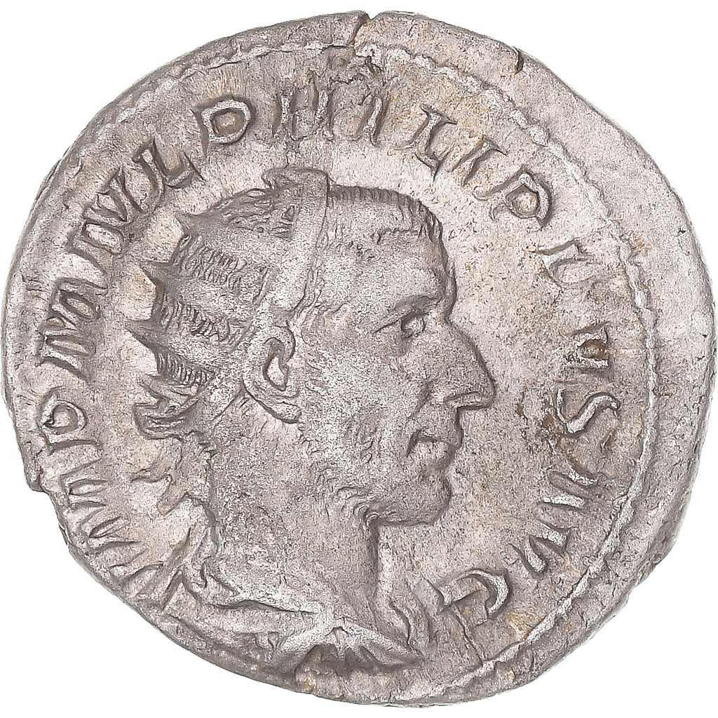 Coin, Philip I, Antoninianus, 244-247, Rome, VF(30-35), Billon, RIC:50