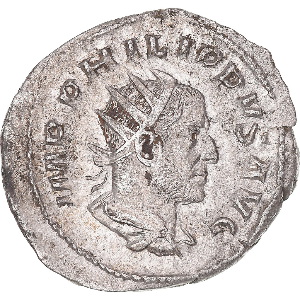 Moneda, Philip I, Antoninianus, 247-249, Rome, MBC+, Vellón, RIC:57