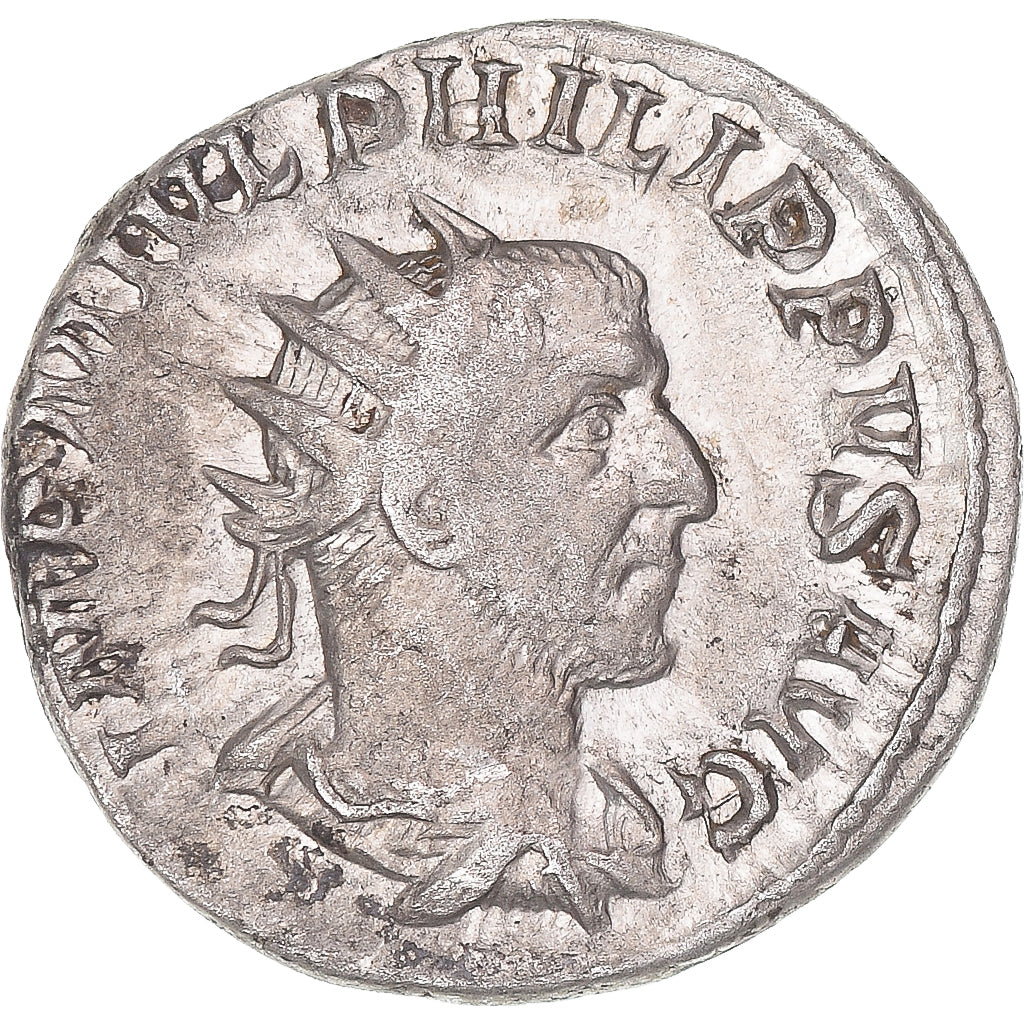 Moneta, Philip I, Antoninianus, 244-247, Rome, EF(40-45), Bilon, RIC:27