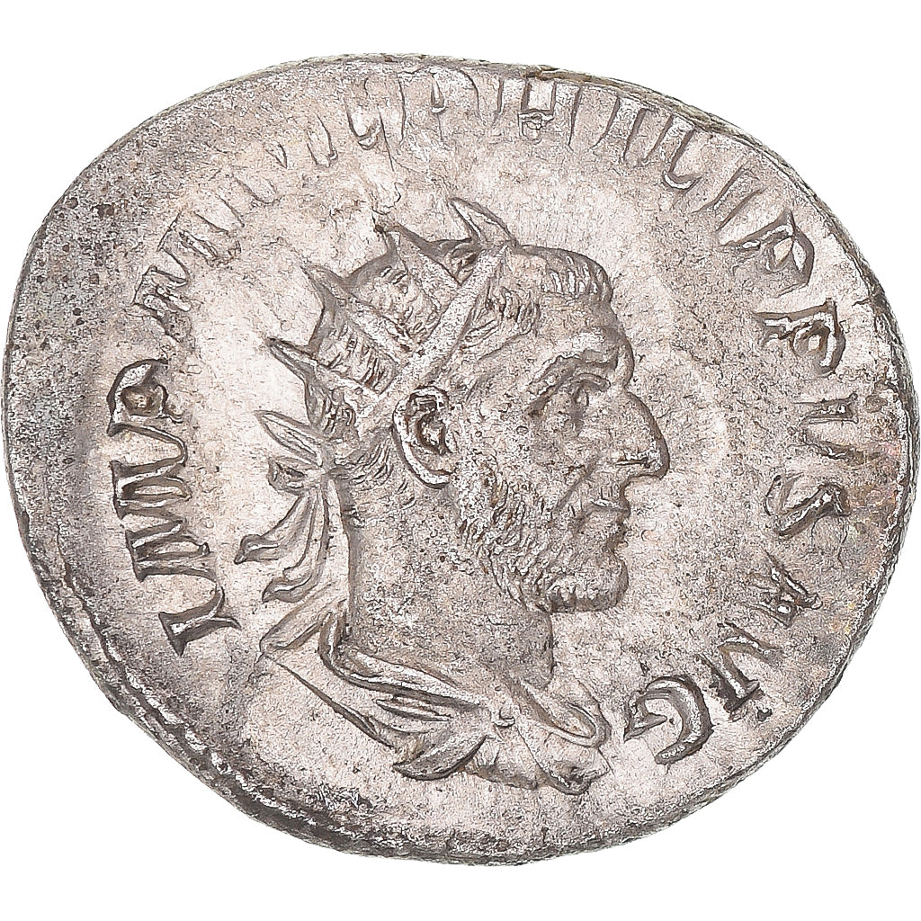 Moneda, Philip I, Antoninianus, 244-247, Rome, MBC+, Vellón, RIC:27