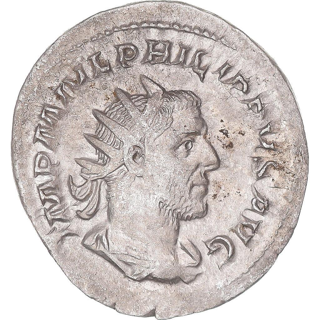 Moneda, Philip I, Antoninianus, 244-247, Rome, MBC+, Vellón, RIC:27