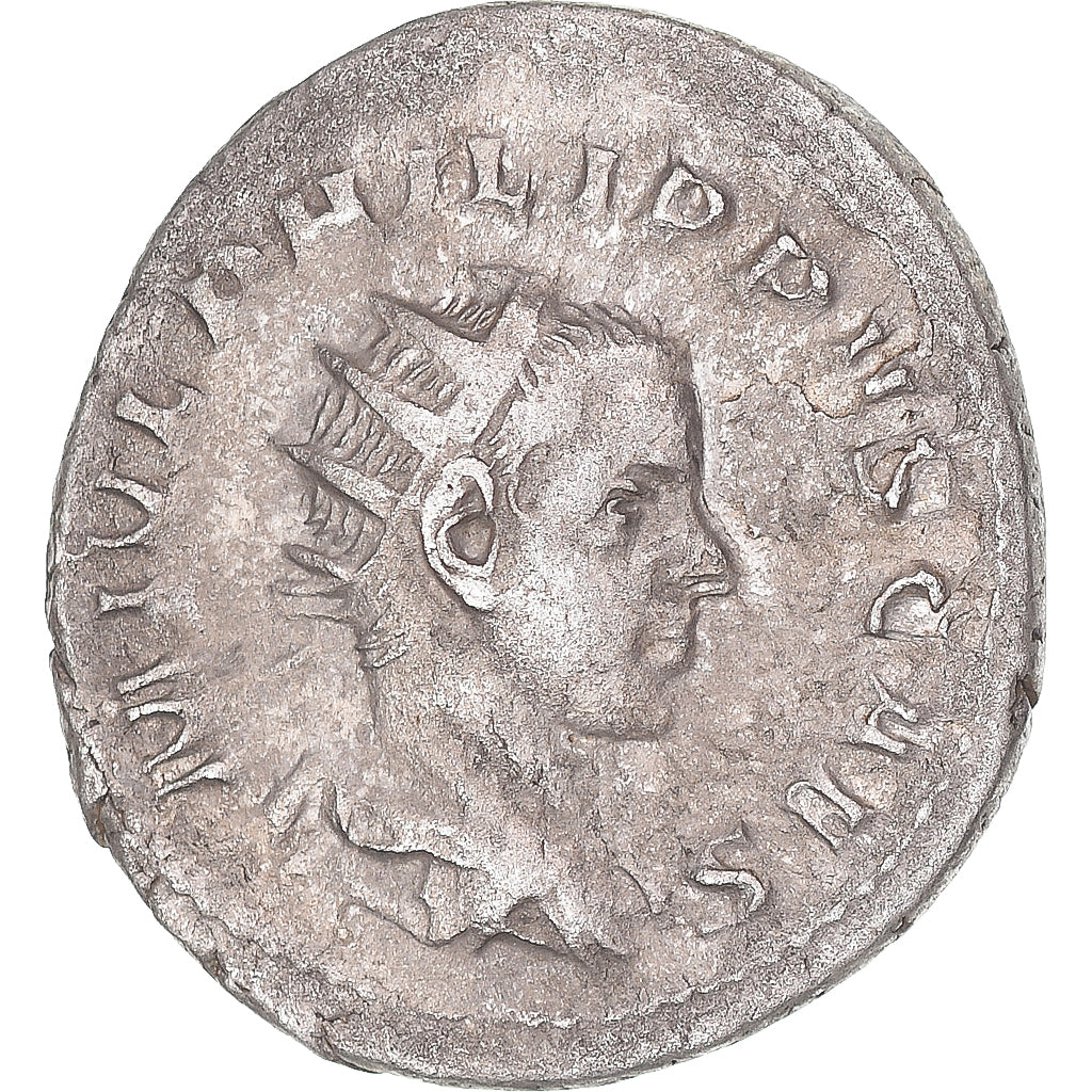 Coin, Philip II, Antoninianus, 244-246, Rome, VF(30-35), Billon, RIC:216