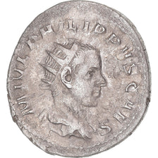 Coin, Philip II, Antoninianus, 244-246, Rome, VF(30-35), Billon, RIC:216