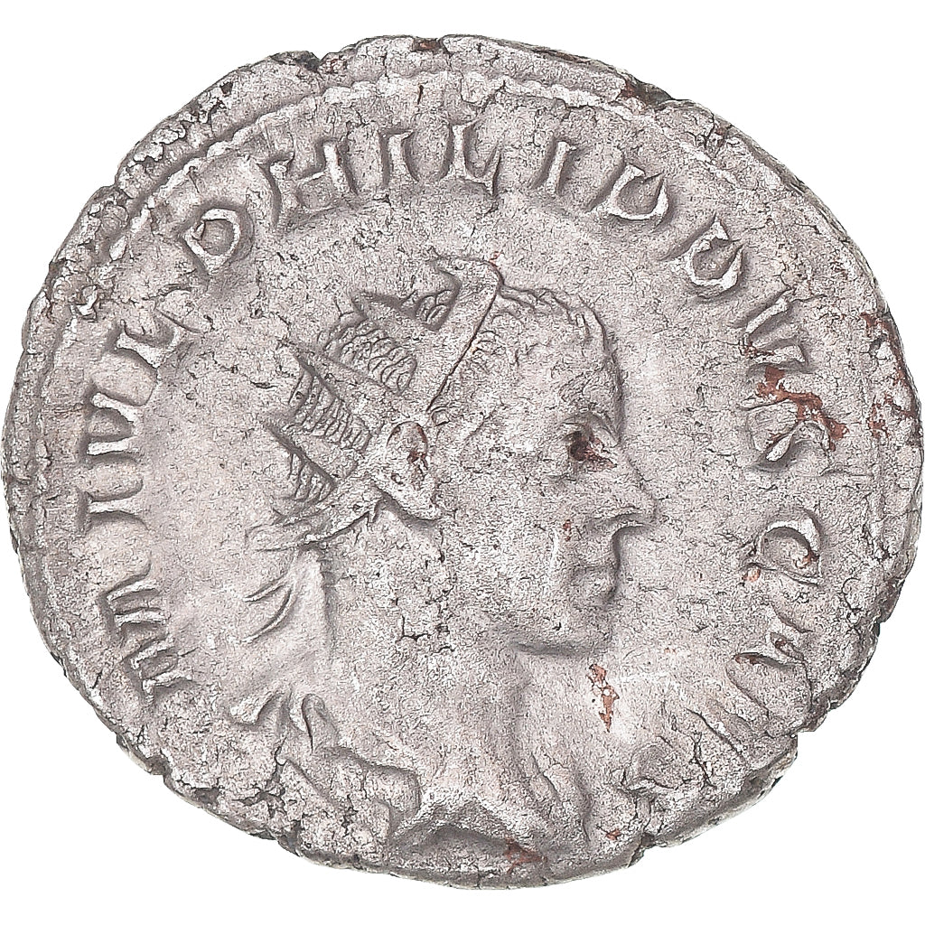 Moneda, Philip II, Antoninianus, 244-246, Rome, MBC, Vellón, RIC:218