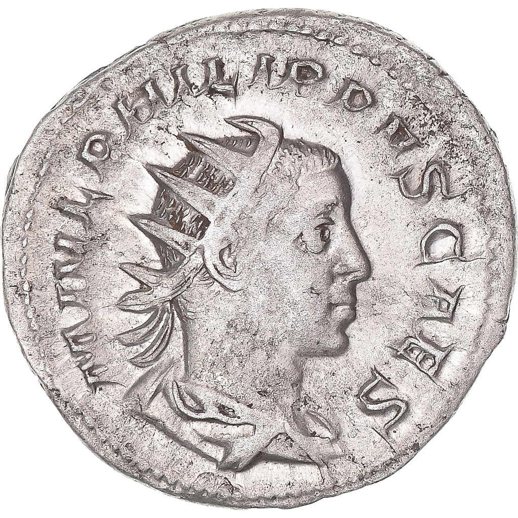 Moneda, Philip II, Antoninianus, 244-246, Rome, MBC, Vellón, RIC:218