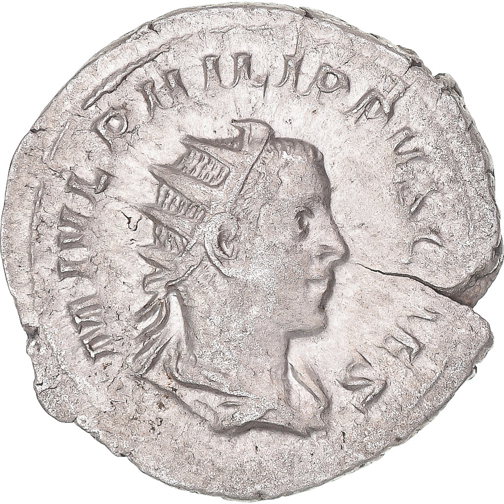 Moneda, Philip II, Antoninianus, 244-246, Rome, MBC, Vellón, RIC:218