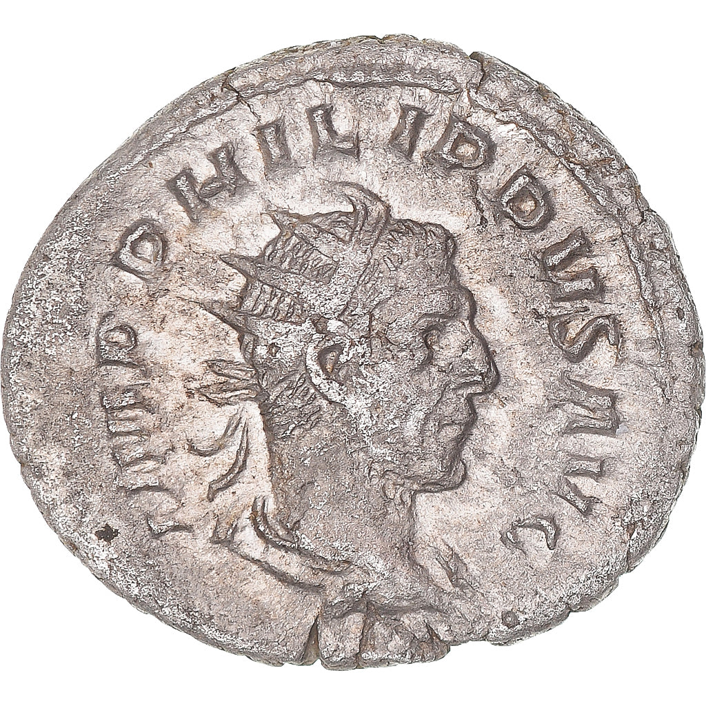 Moneda, Philip I, Antoninianus, 247-249, Rome, BC+, Vellón, RIC:65