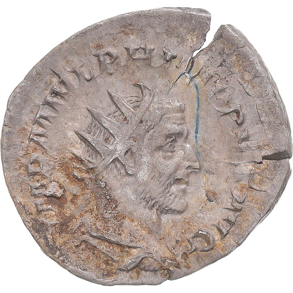 Moneda, Philip I, Antoninianus, 244-247, Rome, BC+, Vellón, RIC:44