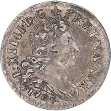 Monnaie, France, Louis XIV, 5 Sols aux insignes, 1704, Strasbourg, TTB, Argent