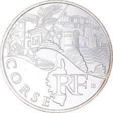 France, 10 Euro, 2011, Paris, Corse, MS(63), Silver