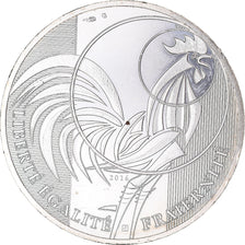 France, 10 Euro, Coq, 2016, Paris, MS(63), Silver