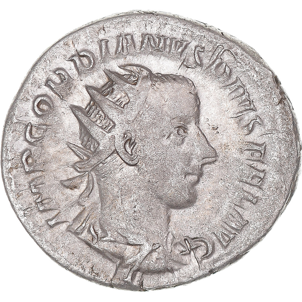Moneta, Gordian III, Antoninianus, 241-243, Rome, EF(40-45), Bilon, RIC:89