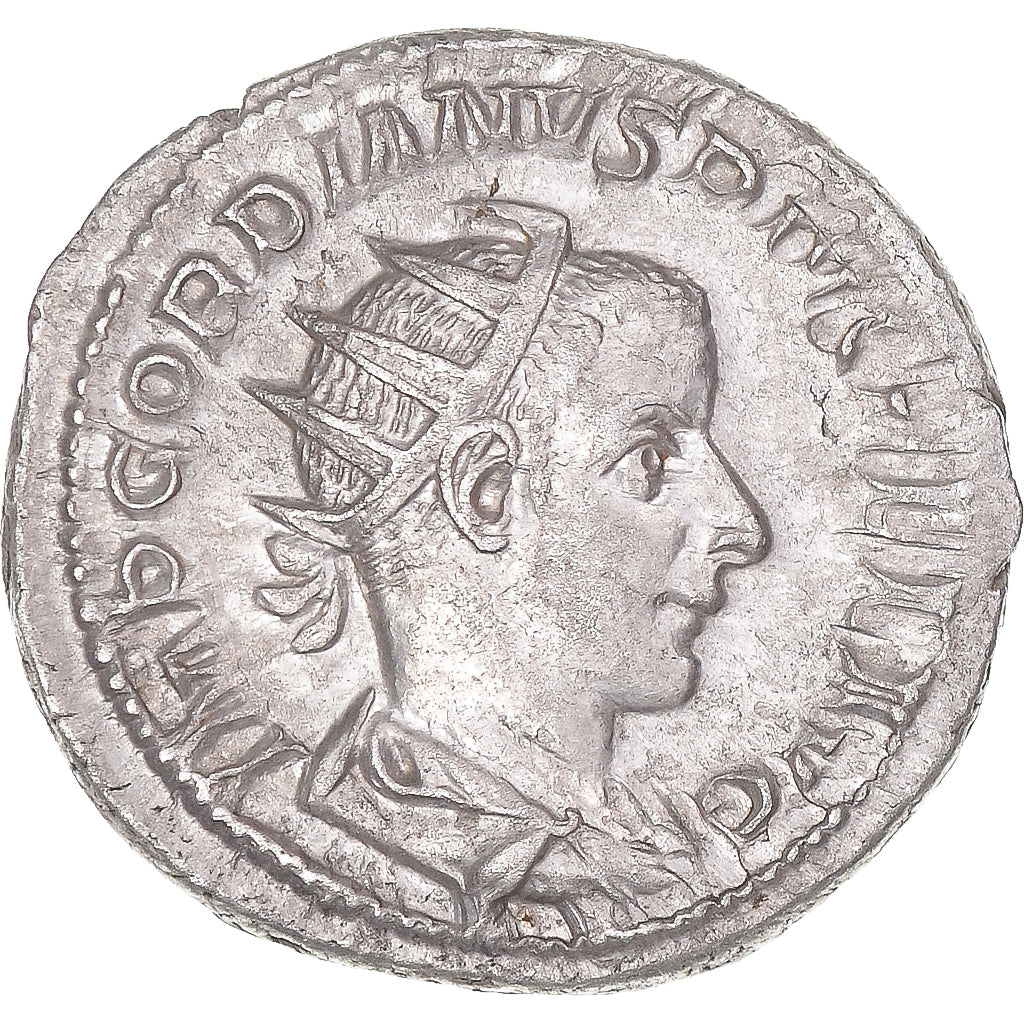 Coin, Gordian III, Antoninianus, 241-243, Rome, AU(55-58), Billon, RIC:92