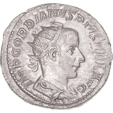 Coin, Gordian III, Antoninianus, 241-243, Rome, AU(55-58), Billon, RIC:92