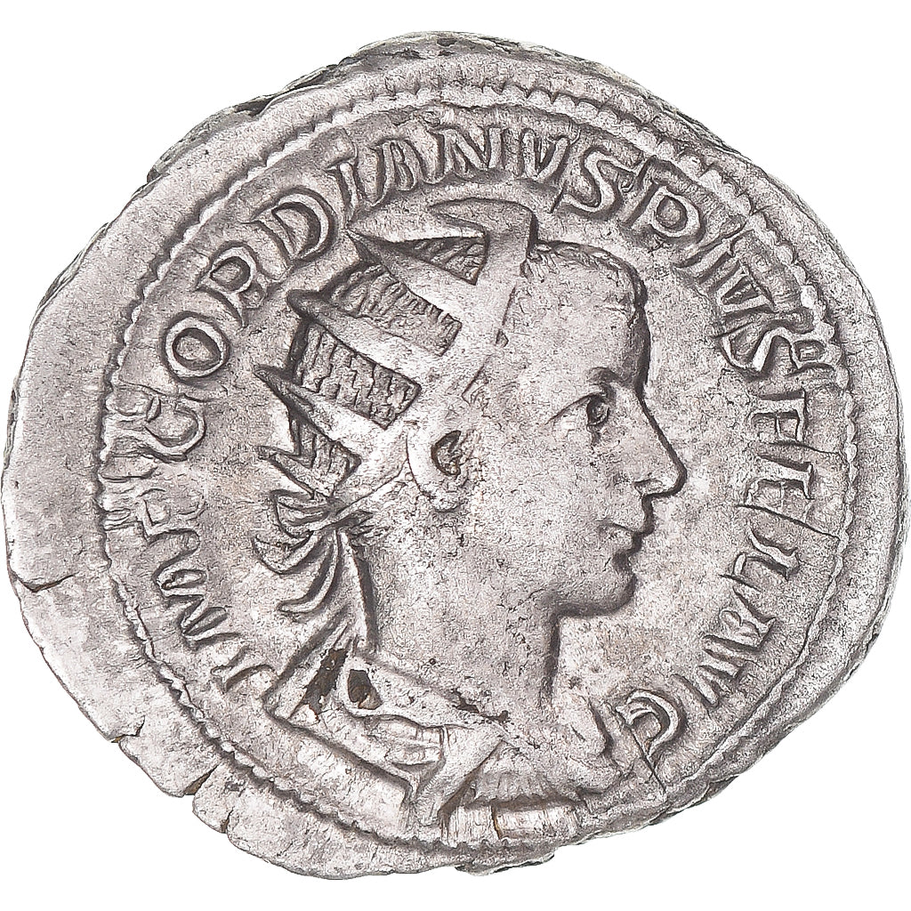 Coin, Gordian III, Antoninianus, 241-243, Rome, EF(40-45), Billon, RIC:92