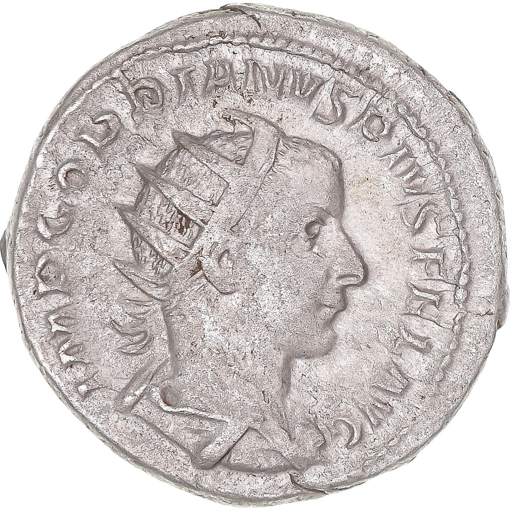 Moneta, Gordian III, Antoninianus, 241-243, Rome, EF(40-45), Bilon, RIC:92