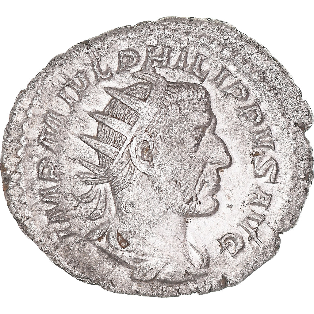 Coin, Philip I, Antoninianus, 245, Rome, EF(40-45), Billon, RIC:2b