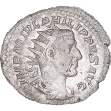 Coin, Philip I, Antoninianus, 245, Rome, EF(40-45), Billon, RIC:2b