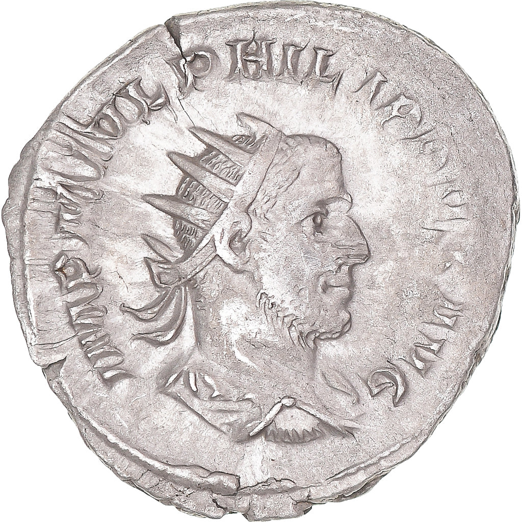 Moneda, Philip I, Antoninianus, 247, Rome, MBC, Vellón, RIC:4