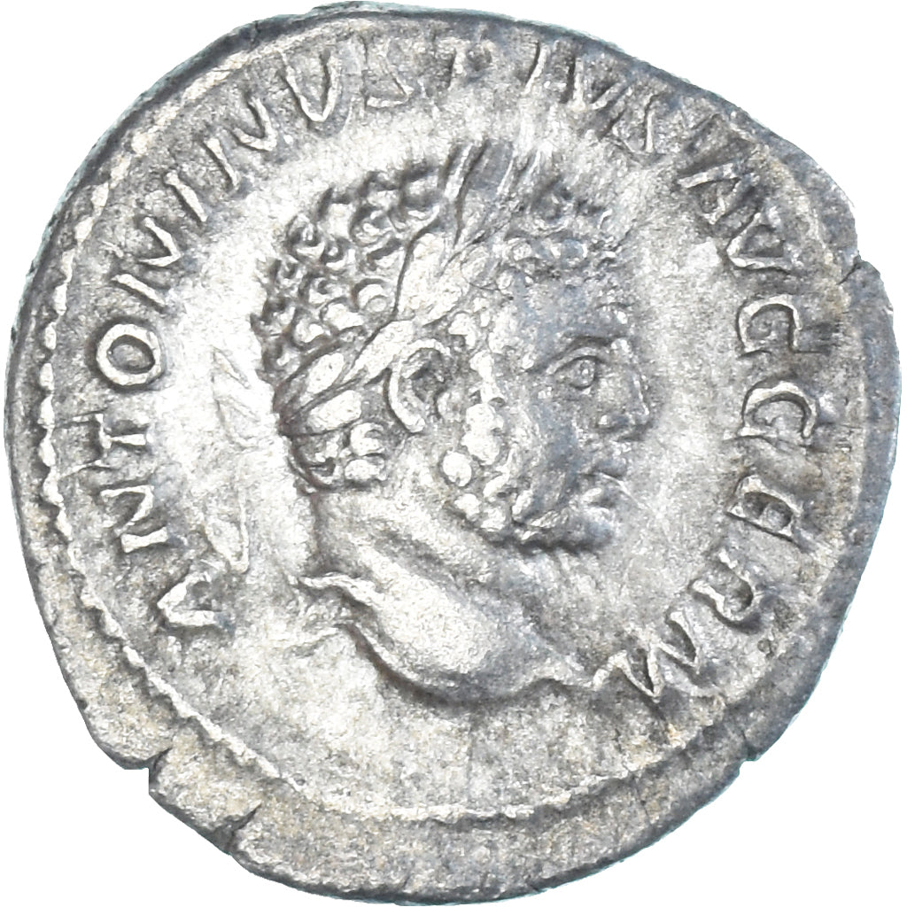 Moneta, Caracalla, Denarius, 215, Rome, EF(40-45), Srebro, RIC:266