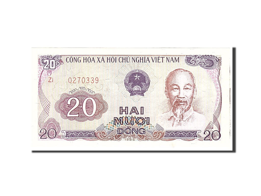 Banknote, Vietnam, 20 D<ox>ng, 1985, Undated, KM:94a, UNC(65-70)