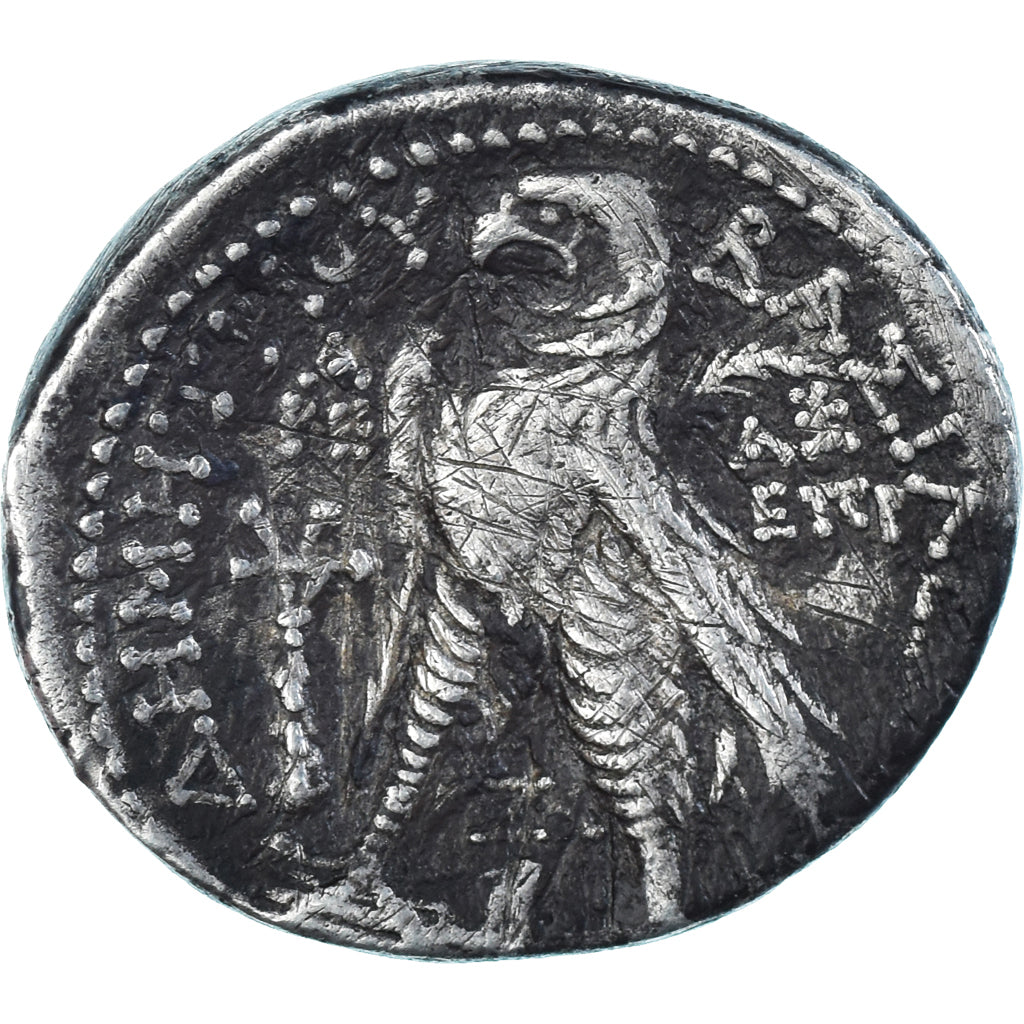 Munten, Seleucidische Rijk, Demetrios II, Tetradrachm, 129-128 BC, Tyre, FR+