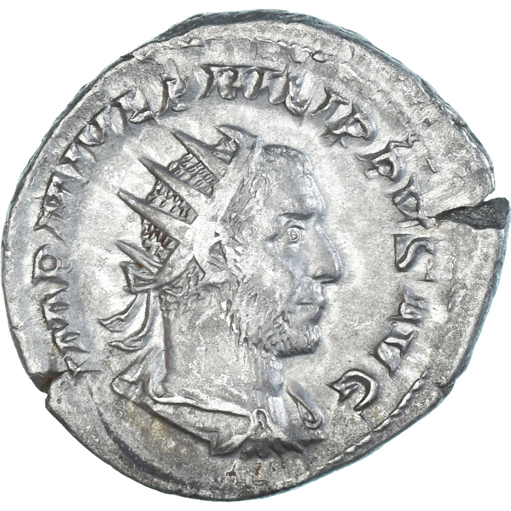 Moneda, Philip I, Antoninianus, 246, Rome, MBC+, Vellón, RIC:3