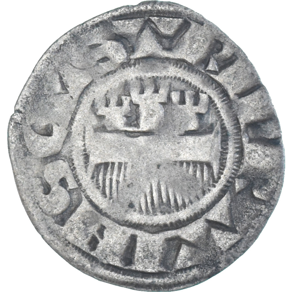 Monnaie, France, Champagne, Thibaut IV, Denier, Provins, TTB, Argent