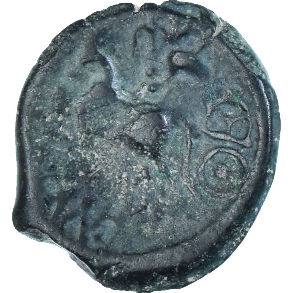 Coin, Remi, Bronze aux trois bustes / REMO, 60-40 BC, VF(30-35), Potin