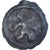 Moneta, Remi, Potin au guerrier courant, 90-50 BC, Rzadkie, VF(30-35), Potin