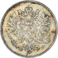 Coin, Finland, Nicholas II, 25 Penniä, 1916, Helsinki, AU(50-53), Silver