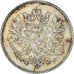 Coin, Finland, Nicholas II, 25 Penniä, 1916, Helsinki, AU(50-53), Silver