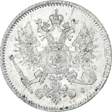 Moneta, Finlandia, Nicholas II, 25 Penniä, 1916, Helsinki, SPL-, Argento