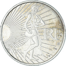 France, Semeuse, 10 Euro, 2009, Paris, MS(63), Silver